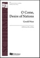 O Come, Desire of Nations SATB choral sheet music cover
